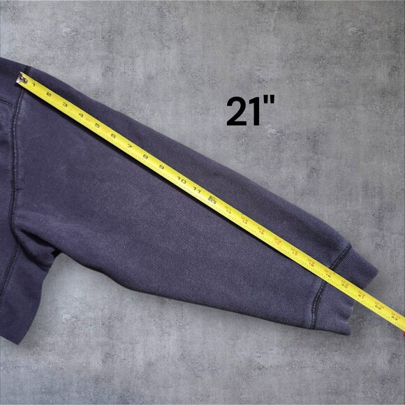 Vintage 90s Starter Blank Crewneck Sweatshirt XL Black Comfort Classic Unisex - Picture 9 of 10